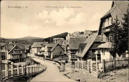 Ak Braunlage im Oberharz, Ramsenweg, Achtermannshöhe