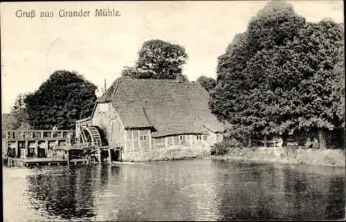 Ak Rotenbek Kuddewörde in Lauenburg, Grander Mühle