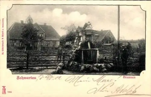 Ak Bad Schwartau in Holstein, Brunnen