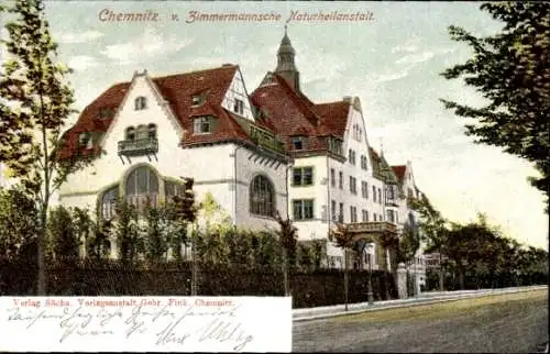 Ak Chemnitz Sachsen, von Zimmermannsche Naturheilanstalt