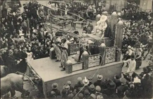 Ak Dresden Altstadt, Karnevalszug 1912