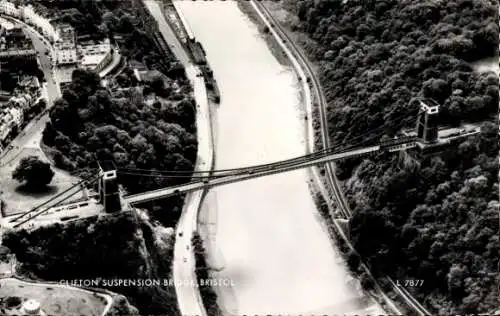 Ak Bristol Südwestengland, Clifton Suspension Bridge