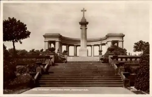 Ak Huddersfield Yorkshire England, Kriegsdenkmal, Greenhead Park