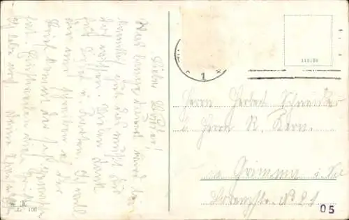 Ak Zwickau in Sachsen, Schlacht- und Viehhof, Eingang