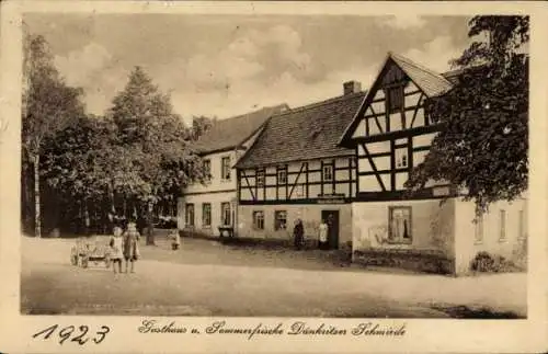 Ak Dänkritz Neukirchen Pleiße, Gasthaus Dänkritzer Schmiede