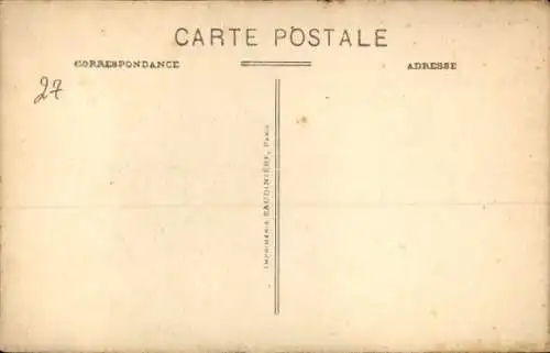 Ak St. Jean du Thenney Eure, Monument, Mairie, Eglise