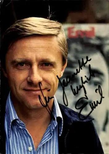 Ak Schauspieler Emil Steinberger, Portrait, Autogramm