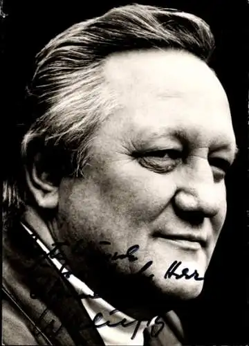 Ak Schauspieler Walter Fitz, Portrait, Autogramm