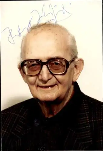 Ak Schauspieler Herbert Weißbach, Portrait, Autogramm