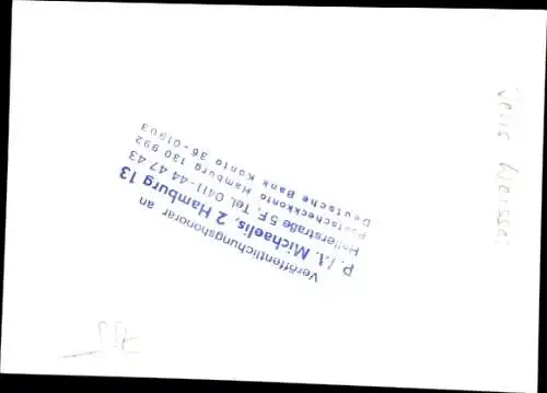 Ak Schauspieler Jens Weisser, Portrait, Autogramm