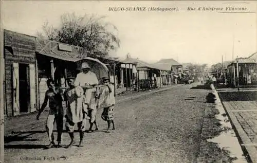 Ak Diego Suarez Antsiranana Madagaskar, Rue de Antsirane Filanzane