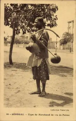 Ak Senegal, Art des Palmweinhändlers