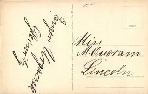 Ak Gliwice Gleiwitz Oberschlesien, Postamt