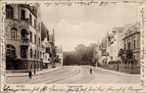 Ak Wesel am Niederrhein, Augustastraße