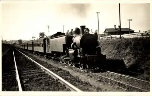 Foto Ak Neuseeland, Dampflok, Eisenbahn, 1932