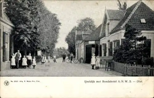 Ak Olst Wijhe Overijssel, Ijseldijk mit Bondshotel