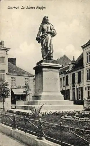 Ak Kortrijk Kortrijk Westflandern, Statue Palfyn