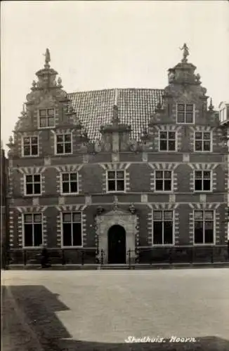 Ak Hoorn Nordholland Niederlande, Rathaus