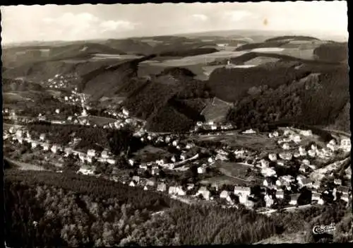 Ak Eveking Werdohl im Sauerland, Panorama, Luftbild