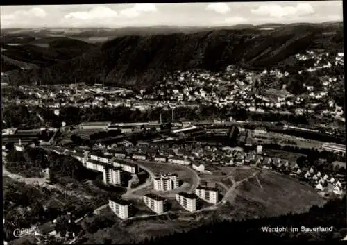 Ak Werdohl im Sauerland, Luftbild