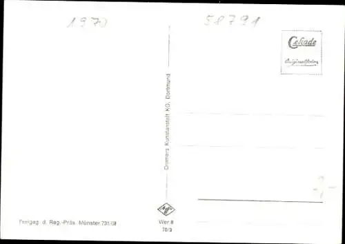 Ak Werdohl im Sauerland, Luftbild