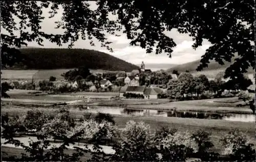 Ak Lippoldsberg Bodenfelde an der Weser, Panorama