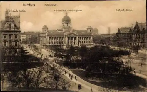 Ak Hamburg Mitte Altstadt, Civil-Justiz-Gebäude, Hanseatisches Oberlandesgericht, Straf-Justiz