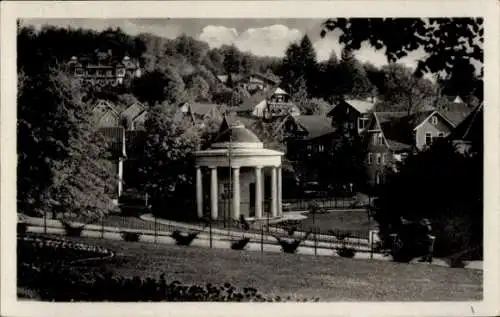 Ak Bad Liebenstein im Thüringer Wald, Brunnentempel