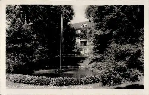 Ak Bad Liebenstein im Thüringer Wald, Kurgarten, Teilansichten