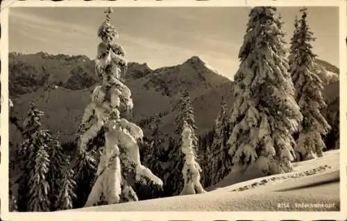 Ak Oberjoch Bad Hindelang im Oberallgäu, Entschenkopf, Luitpold-Bad, Winter