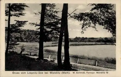 Ak Wandlitz in Brandenburg, Liepnitzsee