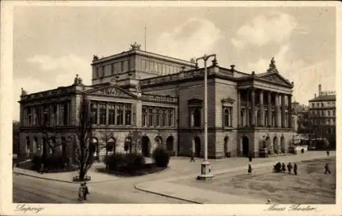 Ak Leipzig in Sachsen, Neues Theater