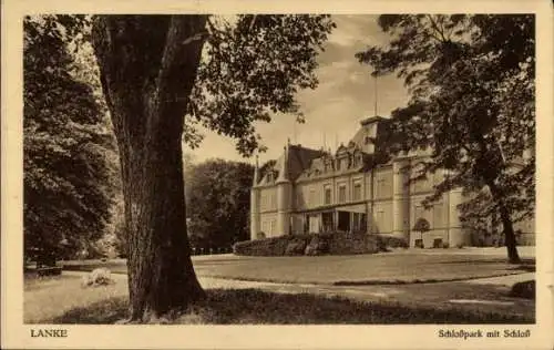 Ak Lanke Wandlitz in Brandenburg, Schlosspark, Schloss