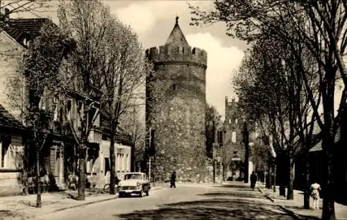 Ak Mittenwalde Brandenburg, Pulverturm und Berliner Tor