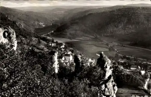 Ak Muggendorf Wiesenttal Fränkische Schweiz, Teilansicht, Panorama