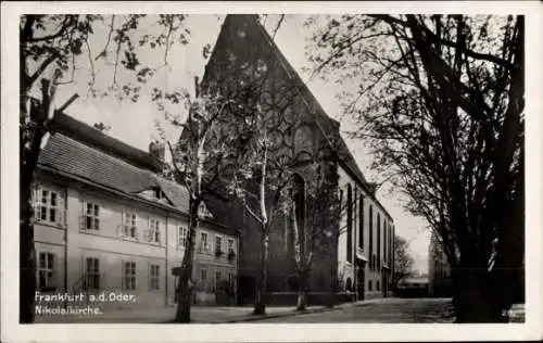 Ak Frankfurt an der Oder, Nikolaikirche