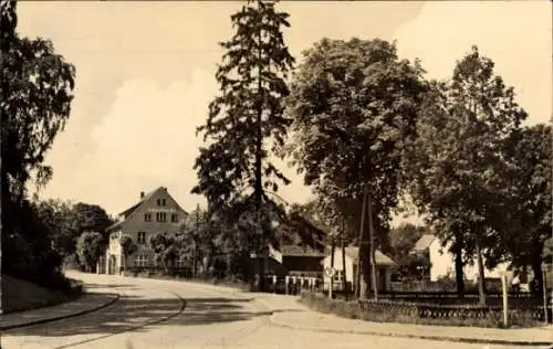 Ak Eichhorst Schorfheide Barnim, Straßenpartie am Werbellinsee