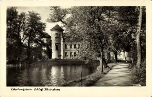 Ak Rheinsberg in der Mark, Schloss Rheinsberg, Erholungsheim