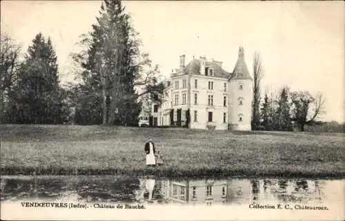 Ak Vendœuvres Vendoeuvres Indre, Chateau de Bauche