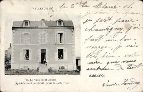 Ak Pellevoisin Indre, Villa Saint-Joseph