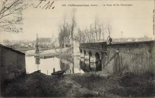 Ak Châteauroux Indre, Pont de St-Christophe