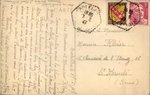 Ak Crotelles Indre-et-Loire, Innenraum der Kirche