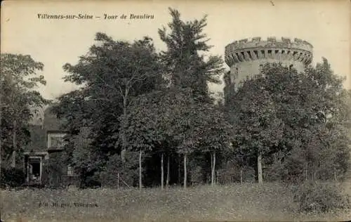 Ak Villennes sur Seine Yvelines, Tour de Beaulieu