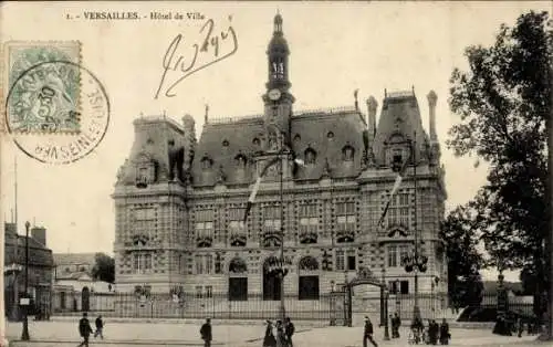 Ak Versailles Yvelines, Rathaus