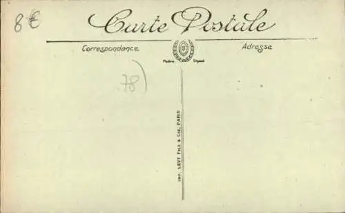 Ak Rambouillet Yvelines, La Place, Kirche