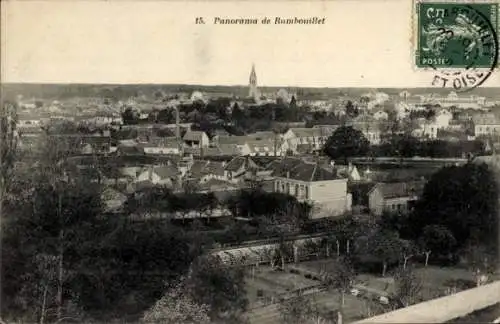 Ak Rambouillet S. et O., Panorama, Turm