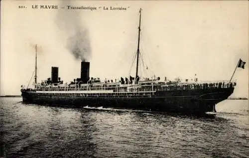 Ak Passagierschiff La Lorraine, CGT