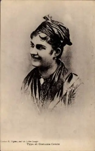 Ak-Typ und kreolisches Kostüm