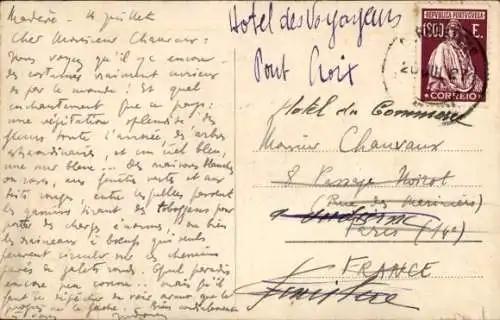 Ak Madeira, Portugiesin in Tracht, Porträt