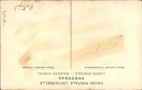 Ak Ovar, Portugiesin in Tracht, Porträt, Strand